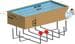 Gre Mint Holzpool Set, 1010x418x146cm, rechteckig, Sandfilteranlage