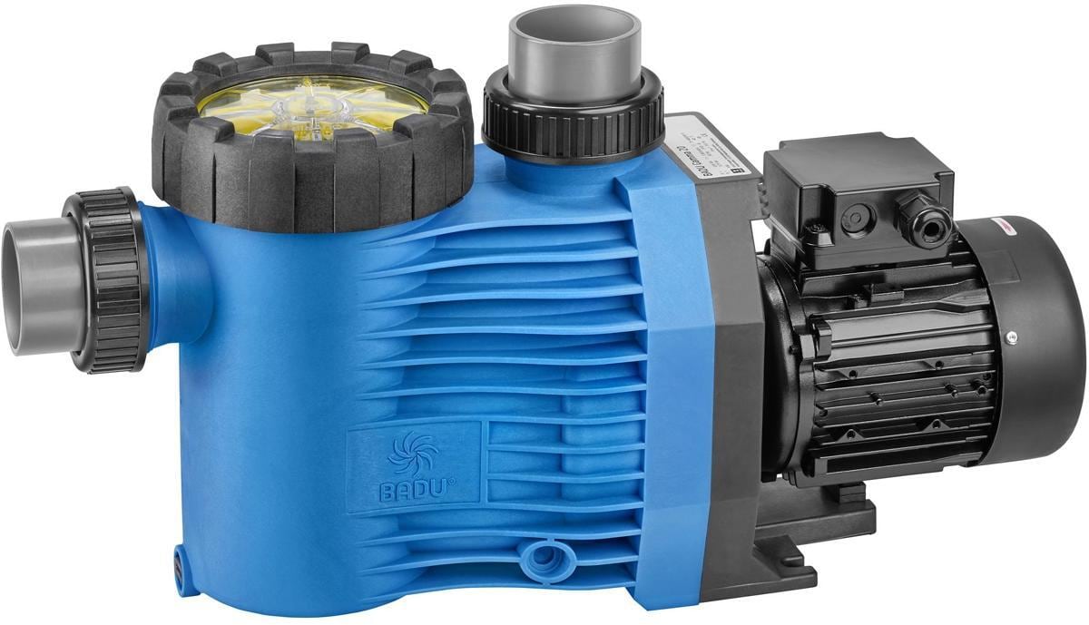 Speck Badu Gamma 11 Filterpumpe, selbstansaugend, 11m³/h bei 8m, 0,59/0,45kW, 400V, blau