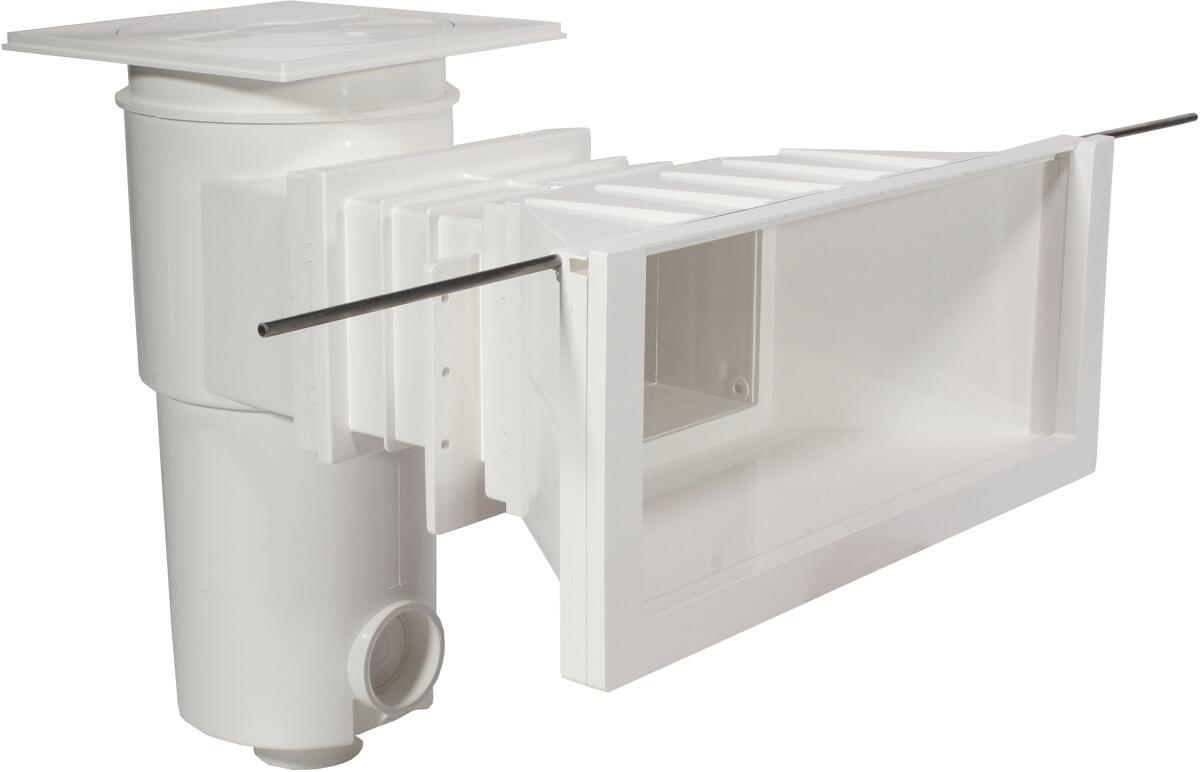 BWT High-Level-Skimmer SL119-M-MR für höhere Wasserlinie, weiß