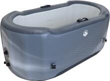 NetSpa Järvi Chiller Kit Eisbad, 170x92x67cm, 2 Personen, 330 Liter, 5kW, inkl. Abdeckung, hellgrau