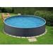 BWT 72330 Splash Stahlwand-Pool 300x90cm rund Schwimmbecken Schwimmbad Kartuschenfilteranlage Rattanoptik