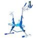 Waterflex Aquabike WR5 Air Spinning Wasserfahrrad, eloxierter Alurahmen, blau