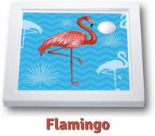 Anti-Rutsch Aufkleber Poolmatte, Flamingo, 410x410mm