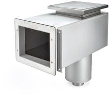 Pahlen Einbauskimmer für Folienbecken, 2"IG, Edelstahl V4A
