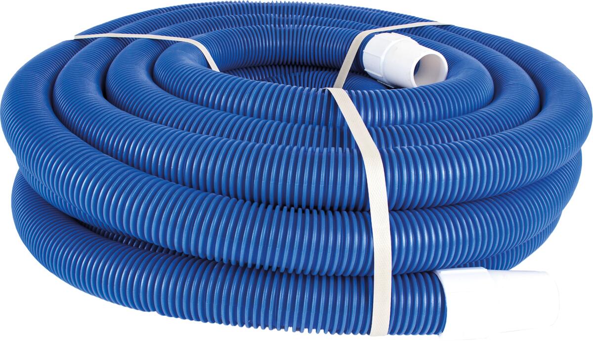 Poolschlauch geriffelt, Ø 38mm, 30m, blau, inkl. Schlauchverbinder