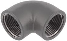 Verbindungsstück Gewindewinkel 90°, Innengewinde - Innengewinde, PVC