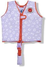 Swim Essentials Lila Leopard Schwimmweste für Kinder, 3-6 Jahre, 34x35cm, lila