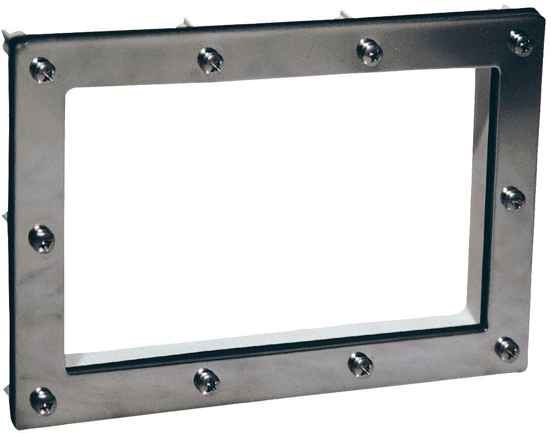 Vagner Pool Flanschsatz für V20 ABS Skimmer, Edelstahl