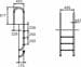 Trend Einbauleiter Poolleiter, eng, 3-stufig, Beckentiefe 120cm, Edelstahl V2A poliert
