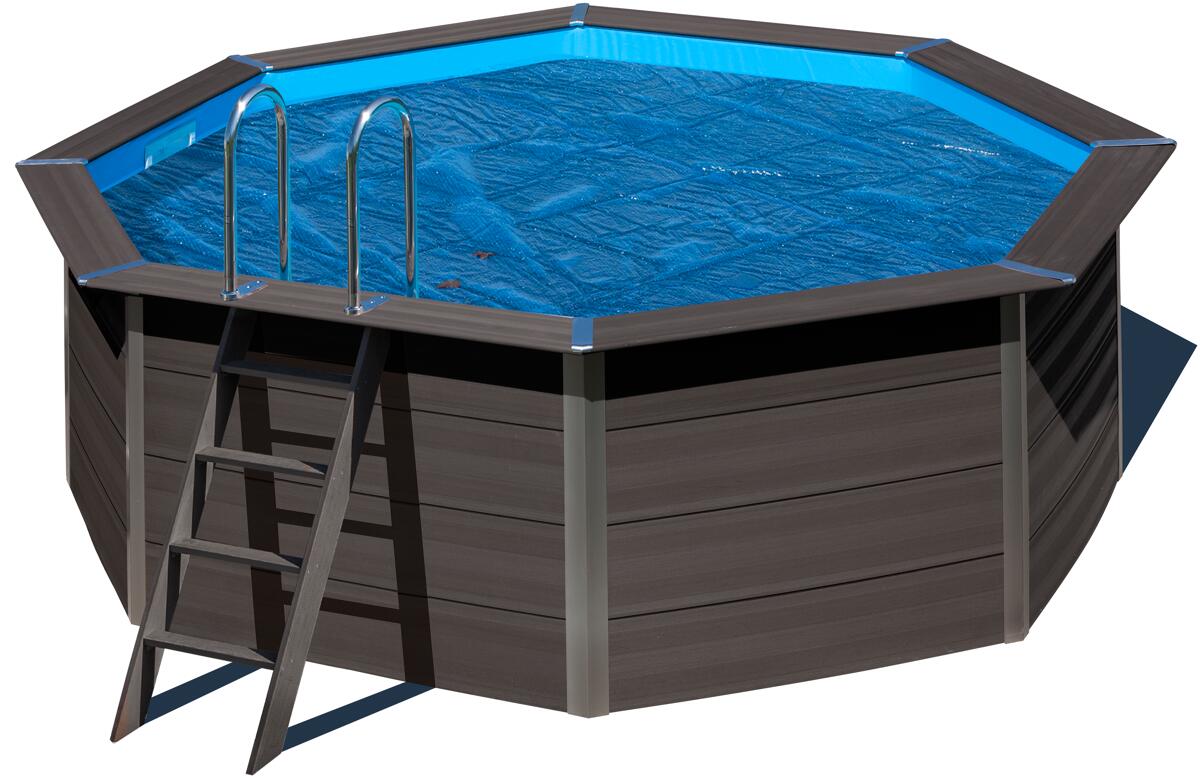 Gre Solarabdeckplane, rund, Ø 361cm, 400μ, blau