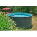 BWT myPool Premium Stahlwand-Pool, rund, Sandfilter, Sicherheitsleiter, anthrazit