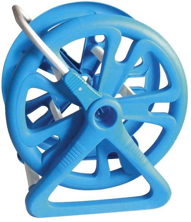 Schlauchtrommel für Schwimmbadschlauch Poolschlauch, blau