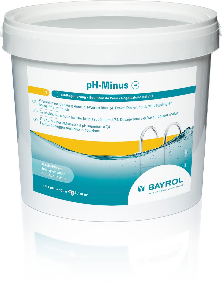 Bayrol Wasserpflege pH-Minus Granulat, Eimer, 6kg