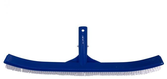 OKU 500522 Poolbürste mit aufgebogenen Ecken, 45cm breit, blau