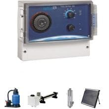 Meiblue Elektro-automatische Steuerung Filteranlage, Elektroheizung, Wärmetauscher, Solarheizung, 230V