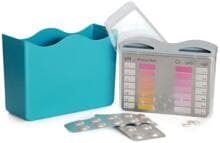 Bayrol Pooltester für Wasseranalyse Chlor und pH-Wert, inkl. Tabletten und Box