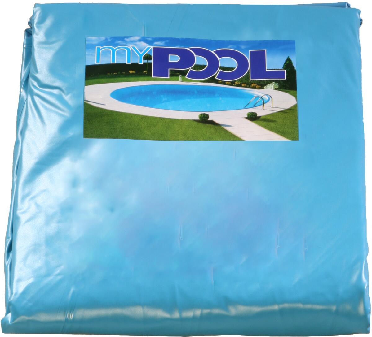 BWT 42550 Poolfolie für Rundbecken, ohne Biese, Stärke 0,60mm, Ø 350x90cm, blau