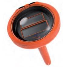 Poolstyle Solar-Digital-Thermometer, Wassertemperaturmessung, orange