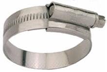 Schlauchschelle Ø 45-60mm, Schneckengewinde, Edelstahl, silber