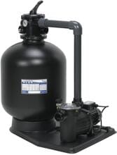 Pentair Azur KIT 380 Sandfilteranlage mit Micro Delfino Pumpe, 4m³/h bei 7m, Ø 380mm, 6-Wege-Ventil, 230V, schwarz