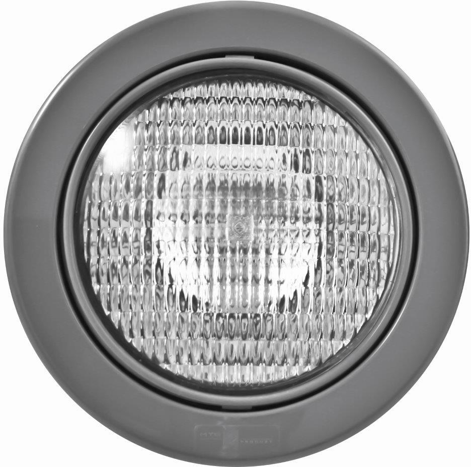 MTS SSL Unterwasserscheinwerfer, 300 Watt, 12V, Kunststoff, grau