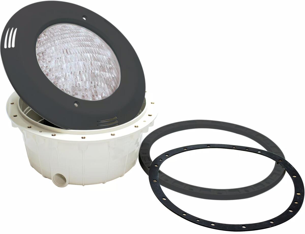 Vagner Pool Unterwasserscheinwerfer VA PF, 300 Watt, 12V, weiß, Blende dunkelgrau