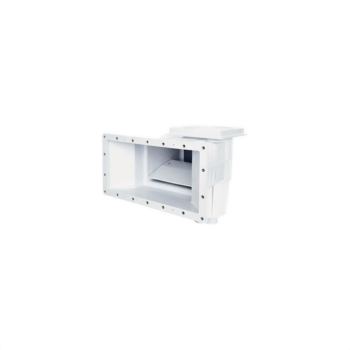 Midas Breitmaul-Skimmer Deluxe für Folien- Fertigbecken, ABS, Kelbemuffe Ø50mm, 1½” IG, 2“ AG, weiß