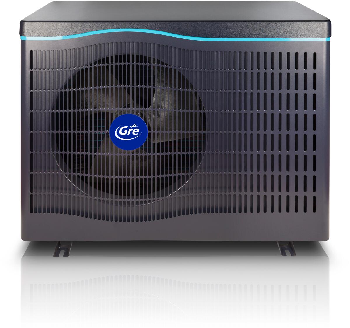 Gre HPGIC45 Inverter Wärmepumpe, Pools bis 45m³, 7kW, 230V, schwarz
