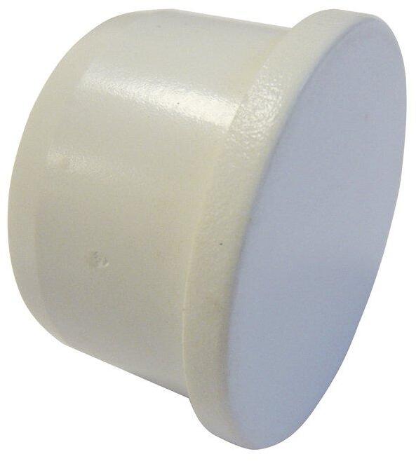 Verschlussstopfen für Poolrohre, Ø 15mm, Kunststoff, weiß
