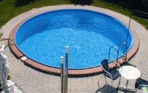 BWT 42612 myPool Premium Stahlwand-Pool, Ø 450x120cm, rund, Sandfilter, Halbhochbeckenleiter, weiß