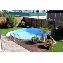 Trend Pool Starter-Set Ibiza Stahlwand-Pool, 500x120cm, Folienstärke 0,6mm, rund, Sandfilteranlage, weiß