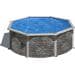 BWT myPool Feeling Stahlwand-Pool, rund, Sandfilter, Wasserpflegeset, Steinoptik