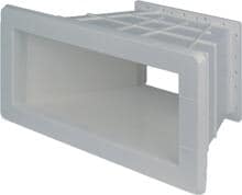 Peraqua Breitmaulverlängerung für Skimmer Ocean Deluxe PT, ABS, grau