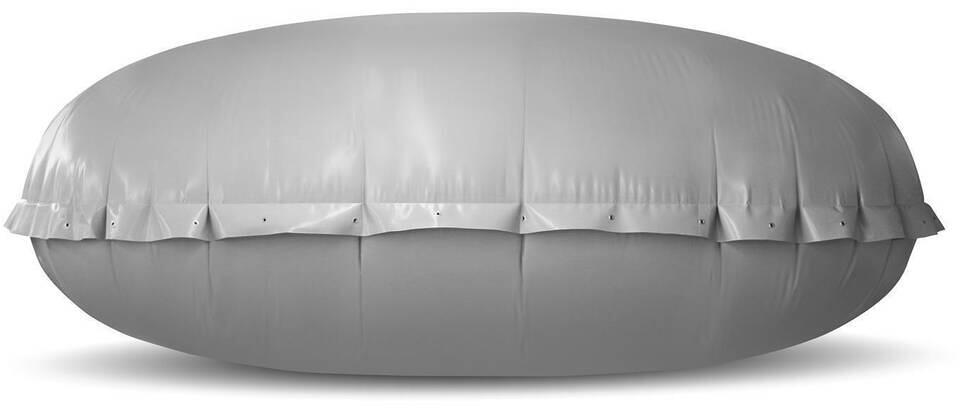 Trend Pool Aufblasbare Poolplane, oval, 800x400cm, Steinbefestigung inkl. Spannseil, hellgrau