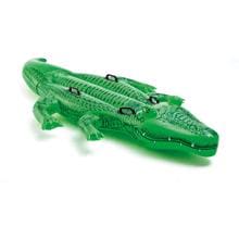 Intex Giant Gator Ride-On Schwimmtier Alligator, ab 3 Jahre, 203x114cm