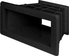 Peraqua Breitmaulverlängerung für Skimmer Ocean Deluxe PT, ABS, schwarz