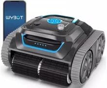 Wybot S1 Poolroboter für Schwimmbecken bis 120m², akkubetrieben, Bluetooth, schwarz