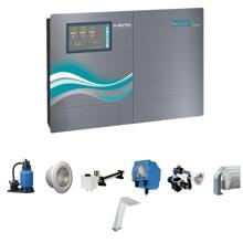 Bayrol PoolManager Wasseraufbereitungssystem Mess-Dosieranlage & Steuerung Filteranlage, Beleuchtung, Elektroheizung, Gegenstromanlage, Abdeckung, Attraktion