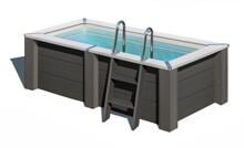 Gre Avantgarde Nova WPC-Pool Set 315x175x96cm, rechteckig, Sandfilter