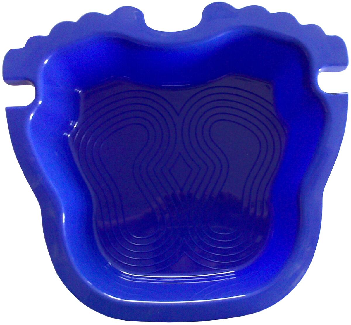 Fußbad Fußwanne Becken Grundplatte, blau