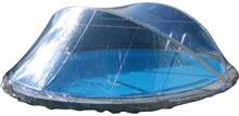 Trend Pool Cabrio Dome Poolüberdachung, Rundpool, Ø400-420cm, transparent
