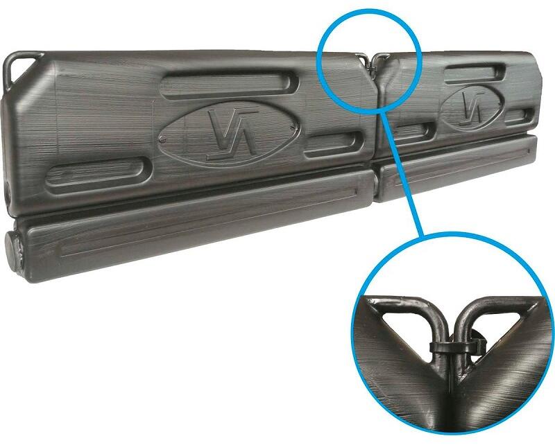 Eisdruckpolster, Länge 50cm, schwarz