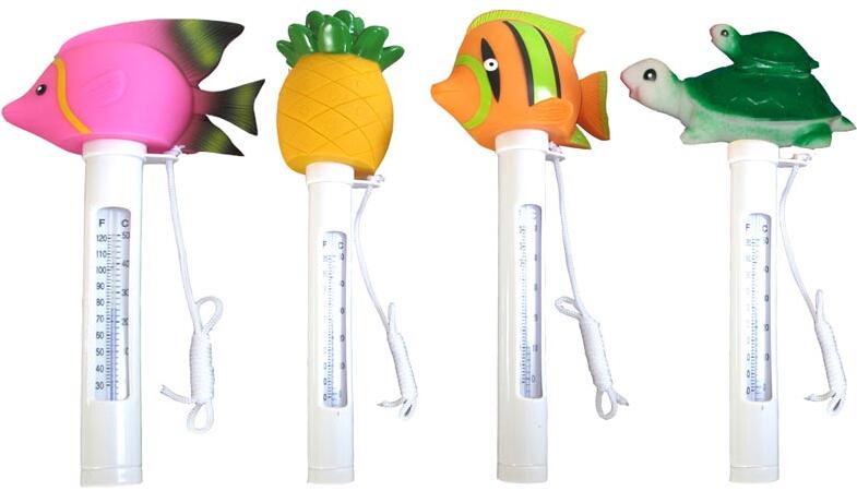 Gre Cardboard Range Thermometer Poolthermometer, 4 Stück
