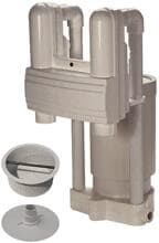 MTH Einhänge-Skimmer Set SK2 für Betonbecken, unverklebt, Länge 150cm, weiß