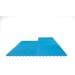 Comfortpool CP-2954 Isolierschutz-Matte Bodenschutz Pool-Bodenplane 60x60cm 5 Stck 1,8m³ blau