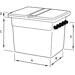 Filtrationsgehäuse Aufbewahrungsbox für Filteranlage Ø 400-600mm