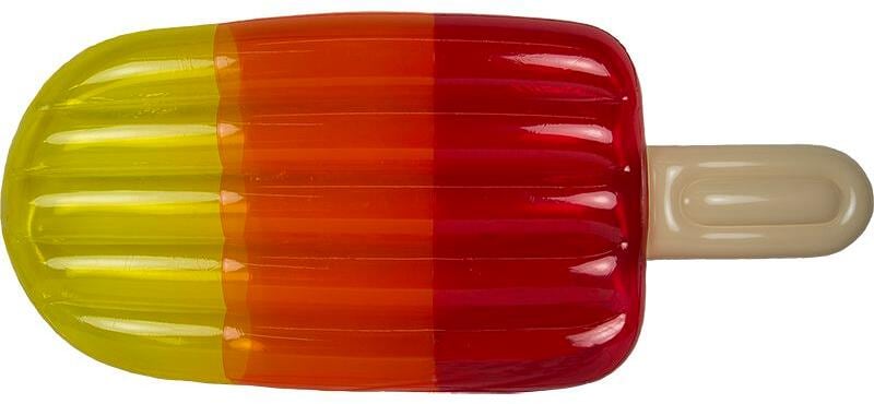 Poolmaster Saft Pop Luftmatratze, Eis am Stiel-Form, 177x65cm, rot/orange/gelb