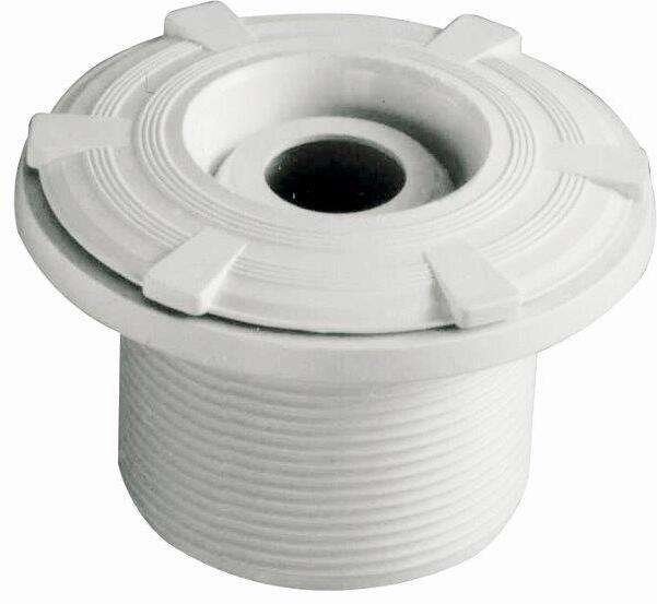 Düse für Fertigbecken, ABS, 5m³/h, Klebeverbindung 50mm, Anschluss 2", weiß