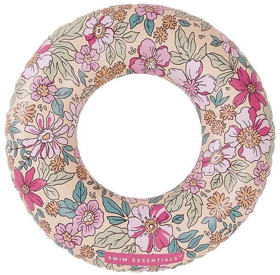 Swim Essentials Blossom Schwimmring für Kinder, ab 6 Jahren, Ø 90cm, multicolor