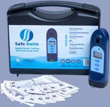 ITS Safe Swim Photometer, elektronisches Messgerät für Wasseranalyse, ph-Wert, Chlor, Brom, Alkalinität, Kupfer